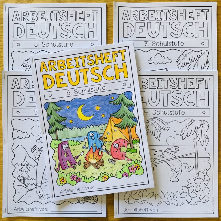 Ferienhefte für Deutsch, Englisch und Mathe