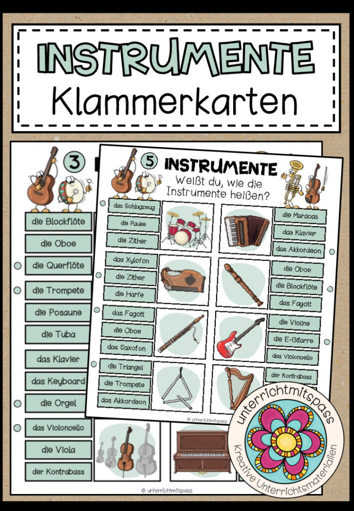 INSTRUMENTE – Klammerkarten