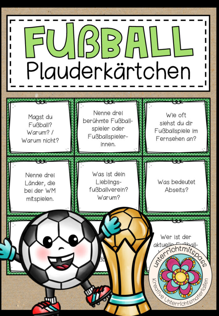 FUßBALL – Plauderkärtchen