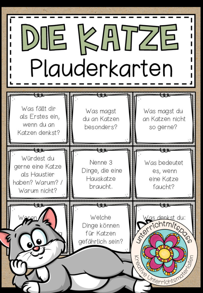 DIE KATZE – Plauderkarten