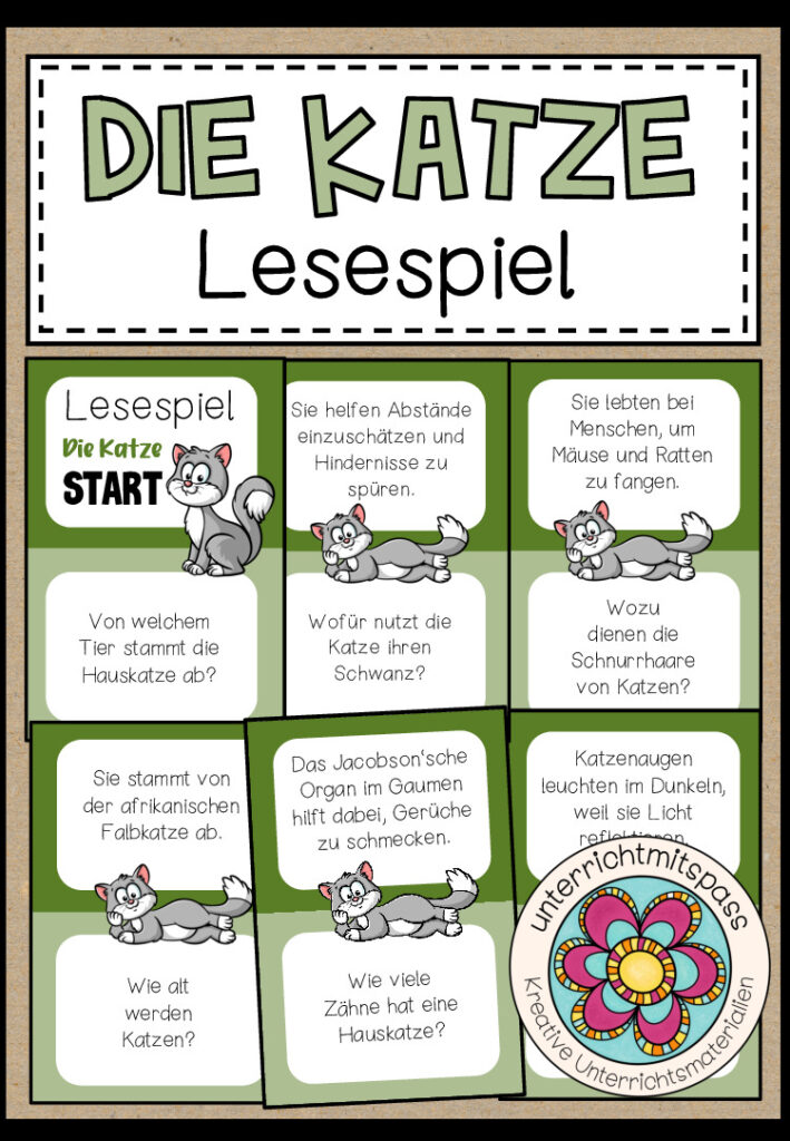 DIE KATZE – Lesespiel