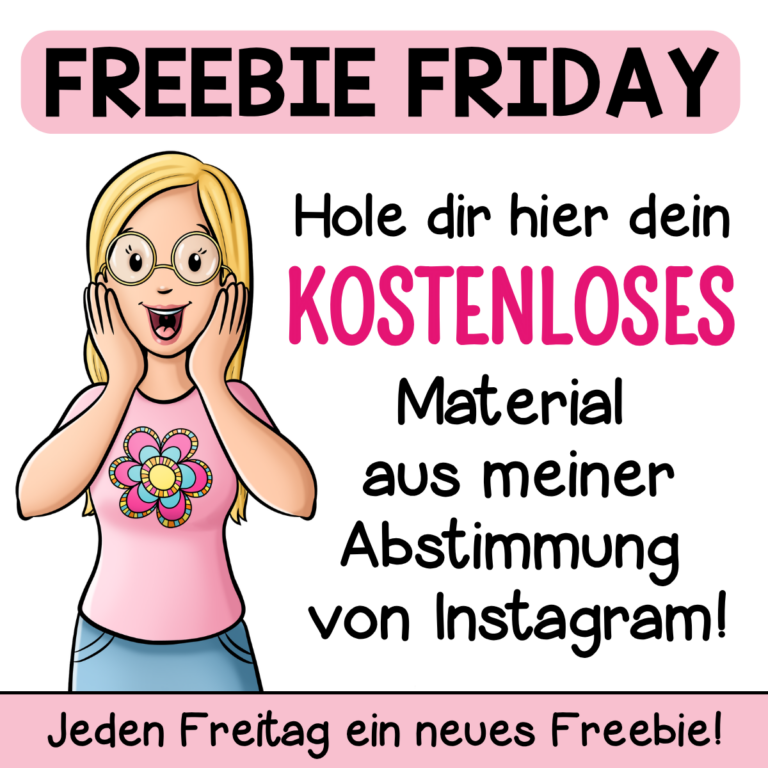 Hold dir dein Freitagsmaterial!