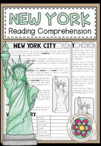 NEW YORK CITY – Reading Comprehension (2-fach differenziert + Conversation Strips)