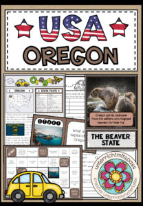USA – Oregon (Fact Sheets, Worksheets and Games)