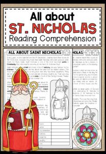 St. Nicholas – Reading Comprehension (2-fach differenziert + Conversation Strips)