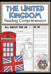 The United Kingdom – Reading Comprehension (2-fach differenziert + Conversation Strips)