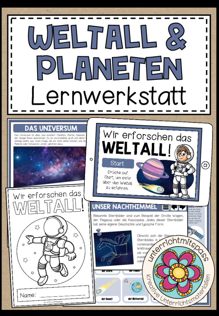 WELTALL & PLANETEN – Lernwerkstatt