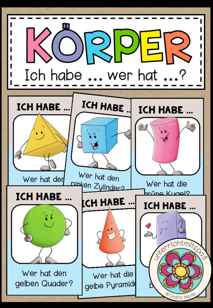 KÖRPER – Ich habe… wer hat…?