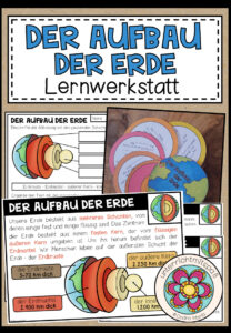 Der Aufbau der Erde (+ Plattentektonik) – Lernwerkstatt