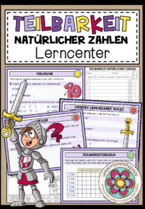 TEILBARKEIT NATÜRLICHER ZAHLEN – Lerncenter / Lerntheke