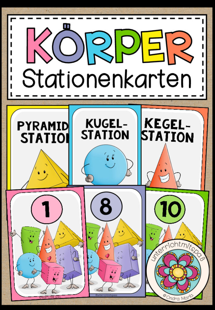KÖRPER – 16 Stationskarten