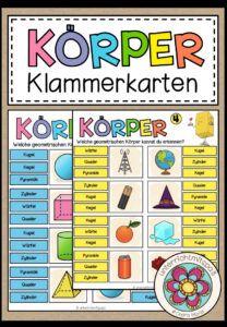 KÖRPER – 4 Klammerkarten