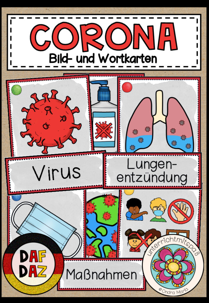CORONA – Bild- und Wortkarten (DAF/DAZ)