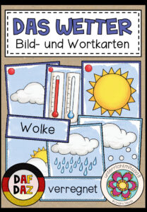 DAS WETTER – Bild- und Wortkarten (DAF/DAZ)