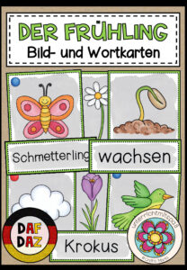 DER FRÜHLING – Bild- und Wortkarten (DAF/DAZ)