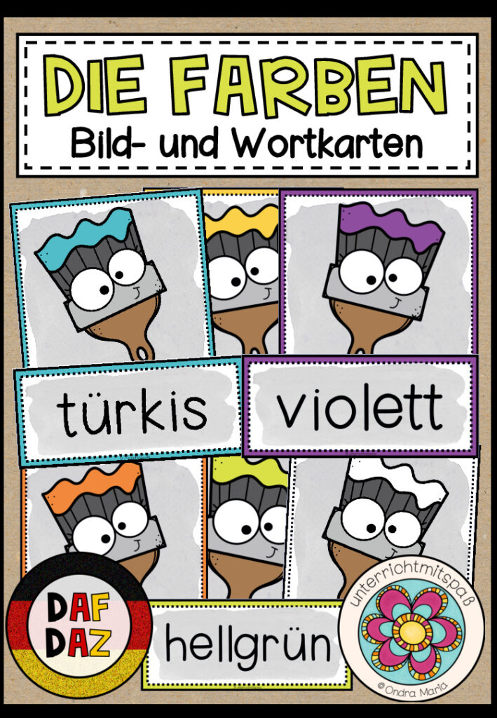 DIE FARBEN – Bild- und Wortkarten (DAF/DAZ)