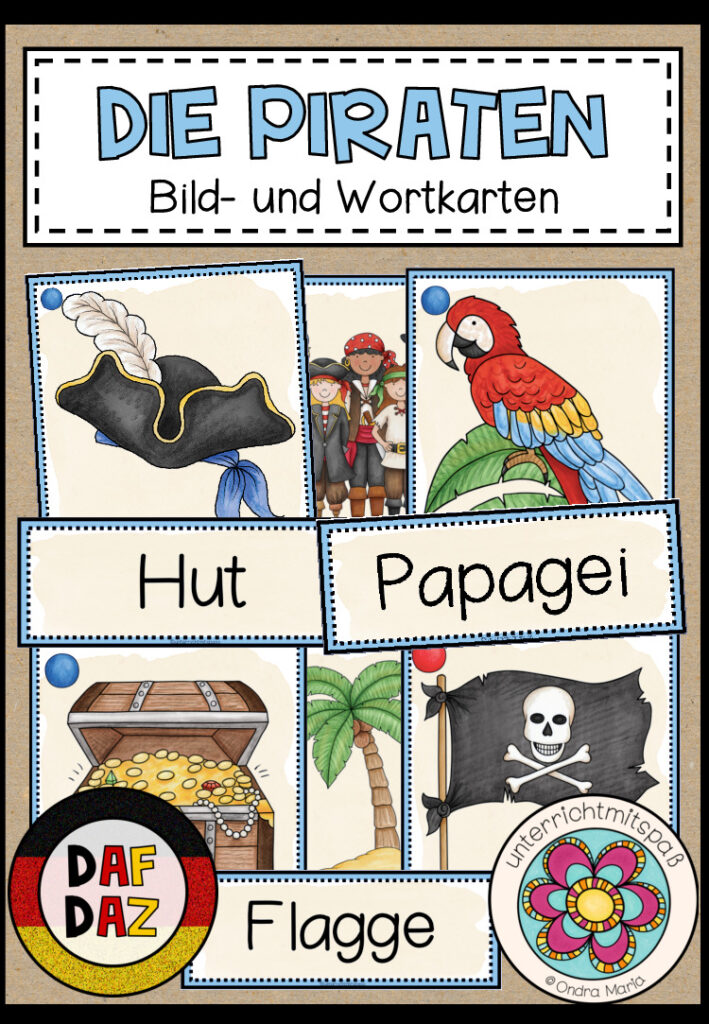 DIE PIRATEN – Bild- und Wortkarten (DAF/DAZ)