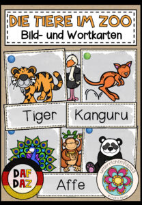 DIE TIERE IM ZOO – Bild- und Wortkarten (DAF/DAZ)