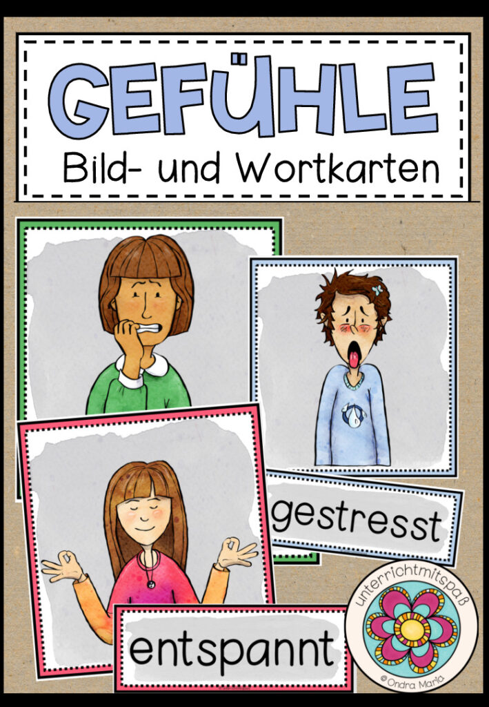 GEFÜHLE – Bild- und Wortkarten