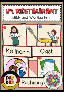 IM RESTAURANT – Bild- und Wortkarten (DAF/DAZ)