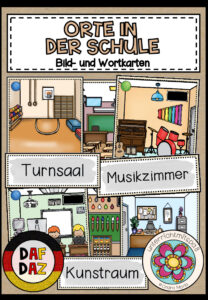 ORTE IN DER SCHULE – Bild- und Wortkarten (DAF/DAZ)