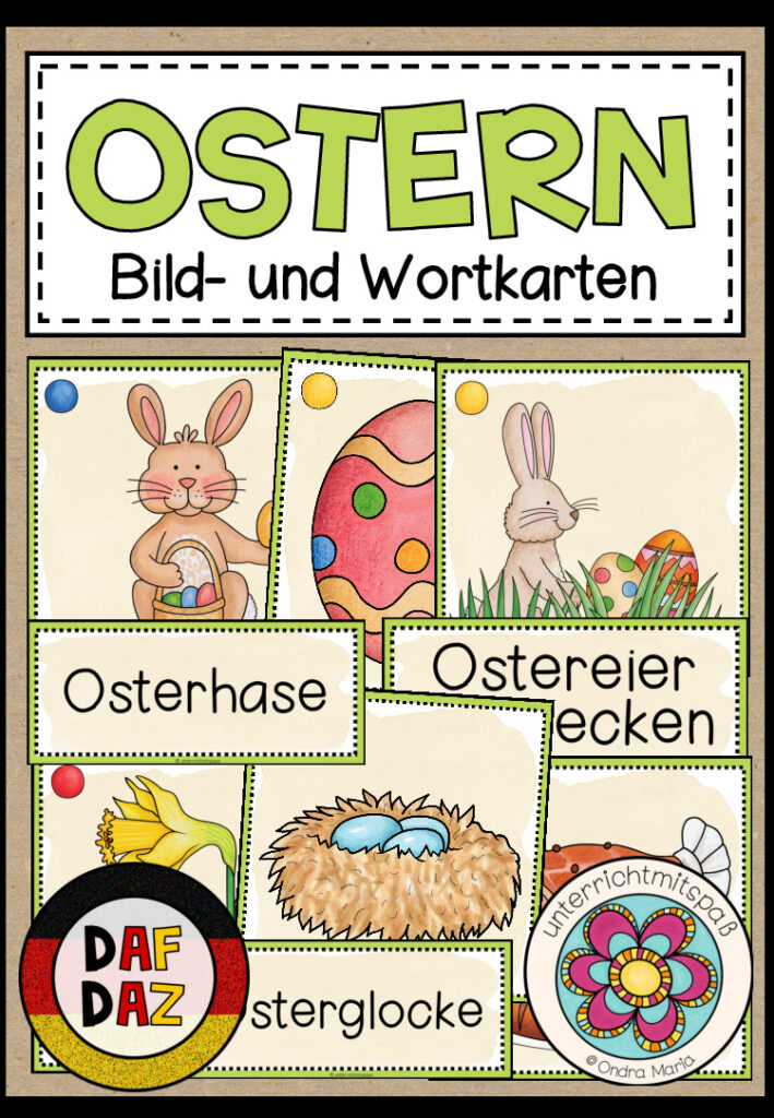 OSTERN – Bild- und Wortkarten (DAF/DAZ)
