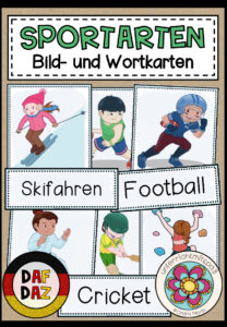 SPORTARTEN – Bild- und Wortkarten (DAF/DAZ)