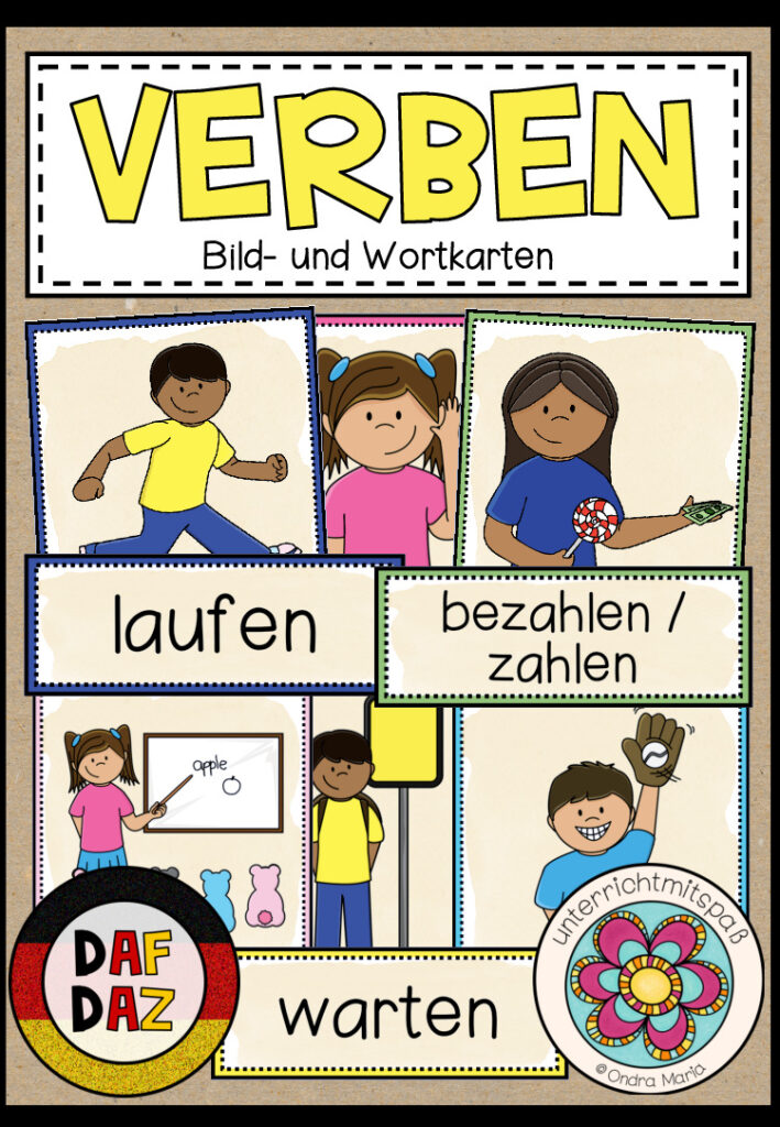 VERBEN – Bild- und Wortkarten (DAF/DAZ)