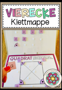VIERECKE (Beschriftung) – Klettmappe