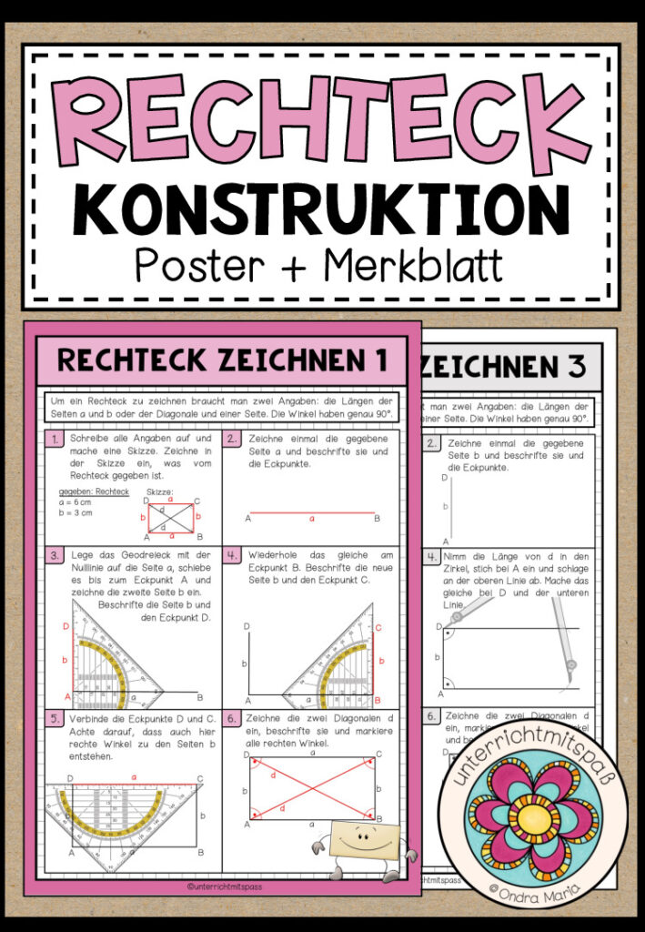 RECHTECK – Konstruktion (Poster + Merkblatt)