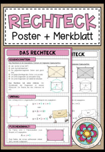 RECHTECK – Poster + Merkblatt