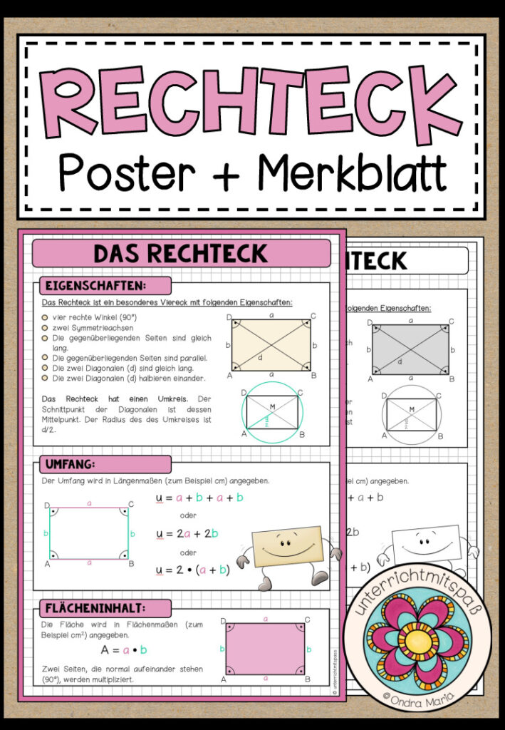 RECHTECK – Poster + Merkblatt