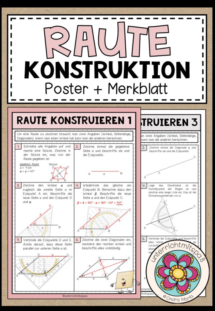 RAUTE – Konstruktion (Poster + Merkblatt)
