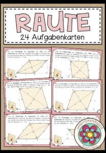 RAUTE (Umfang) – 24 Aufgabenkärtchen