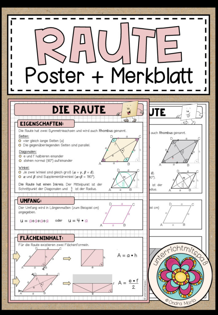 RAUTE – Poster + Merkblatt