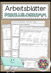 Parallelogramm – 5 Arbeitsblätter