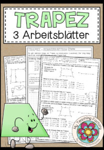 Trapez – 3 Arbeitsblätter