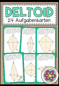 DELTOID (Drachen) – Umfang (24 Aufgabenkärtchen)