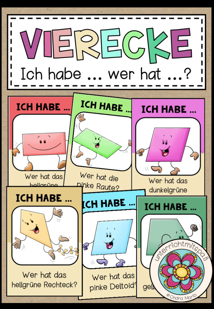 VIERECKE – Ich habe… wer hat…?
