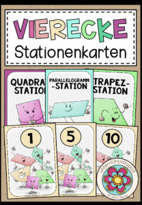 VIERECKE – Stationenkarten