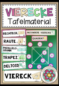 VIERECKE – Tafelmaterial
