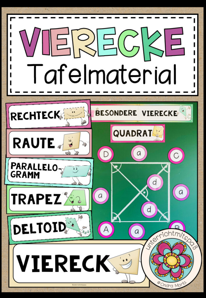 VIERECKE – Tafelmaterial
