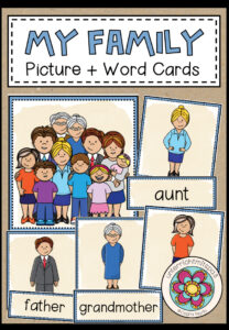 Family – Picture + Word Cards