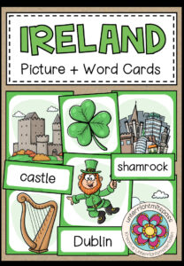 IRELAND – Picture + Word Cards