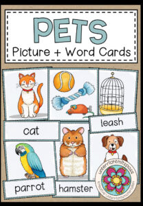 PETS – Picture + Word Cards