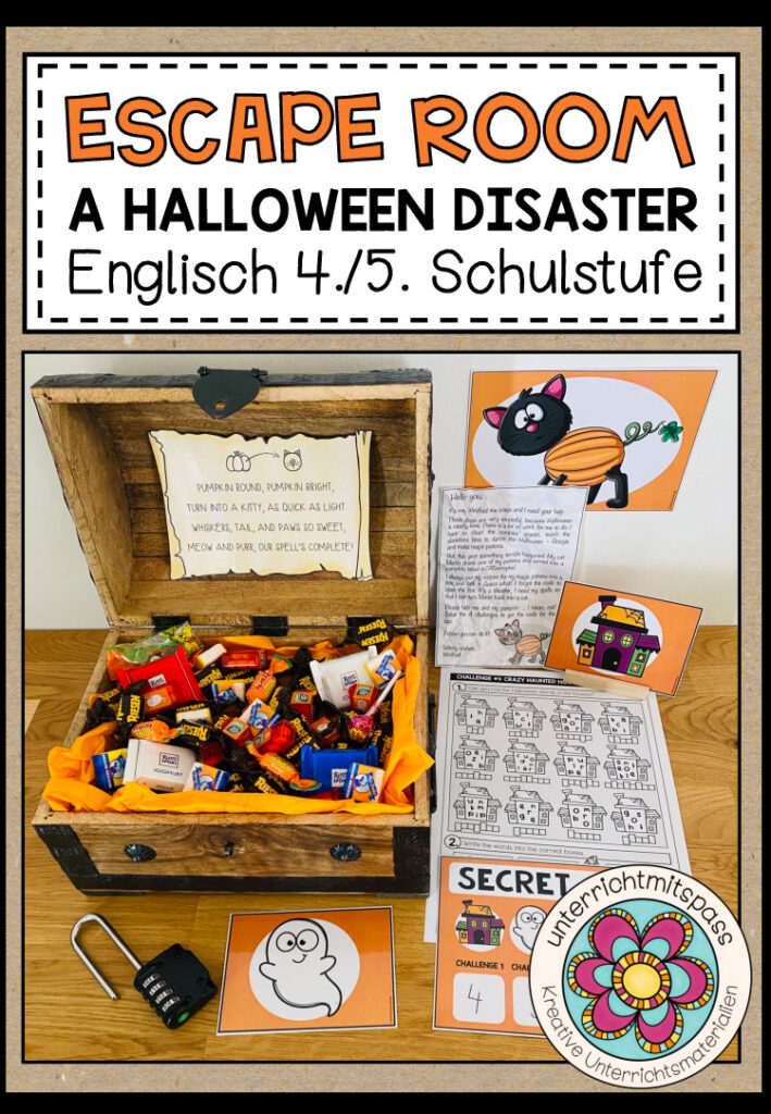 A HALLOWEEN DISASTER – Escape Room (Englisch 4./5. Schulstufe)