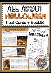 All ABOUT HALLOWEEN – 10 Fact Cards + Answer Booklet (Reading Comprehensions)