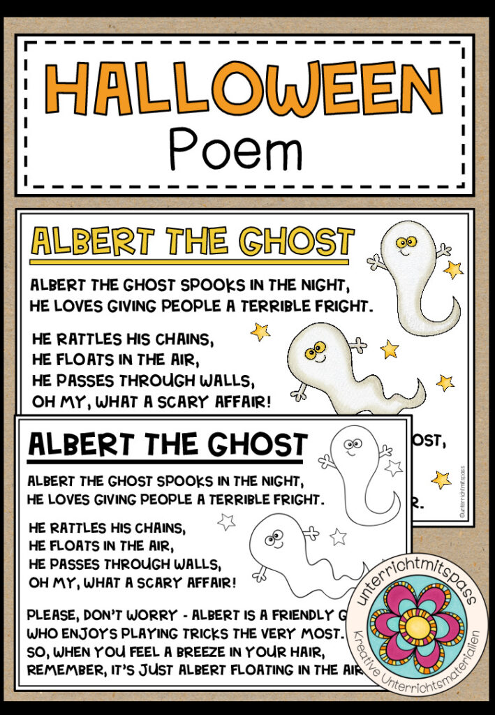 HALLOWEEN – Poem (Gedicht für den Englischunterricht)