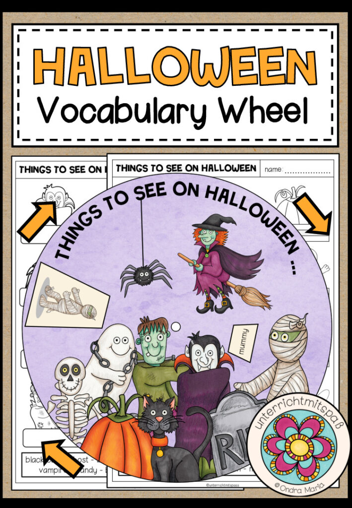 HALLOWEEN – Vocabulary Wheel