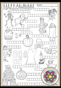 Halloween – Vocabulary Worksheet